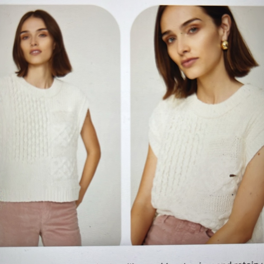 Madewell Patchwork Pop Vest
